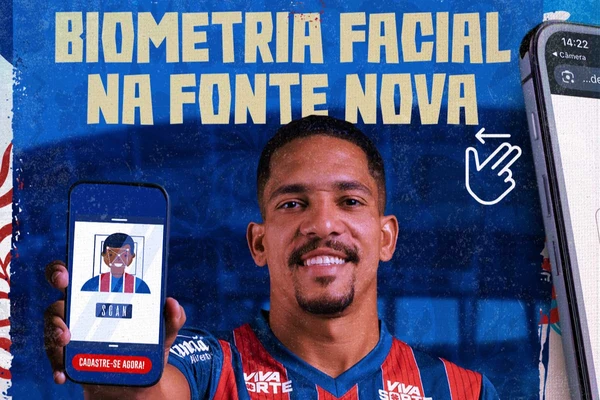 Bahia anuncia que o acesso à Fonte Nova será exclusivamente através do reconhecimento facial