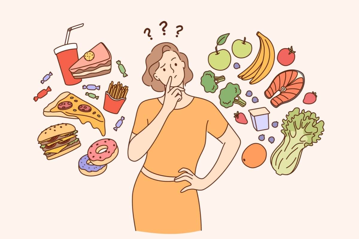 A alimentação pode acelerar o relógio biológico (Imagem: Vectorium | Shutterstock) 