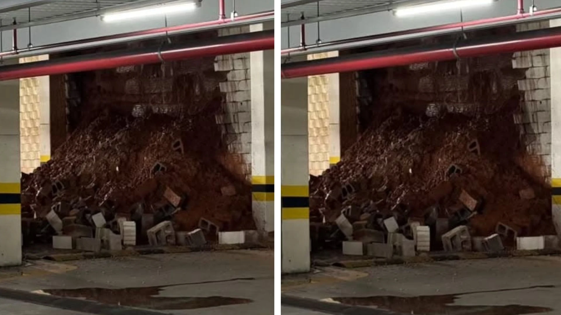 Imagem - Parte de estacionamento desaba no Salvador Shopping