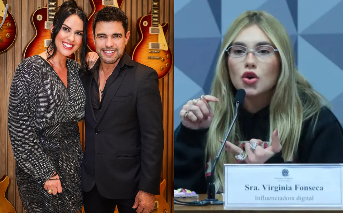 Graciele Lacerda, Zezé Di Camargo e Virginia Fonseca por Reprodução/Instagram