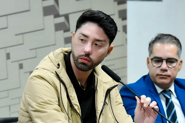 Rico Melquiades durante a CPI das BETs por Geraldo Magela/Agência Senado/Divulgação