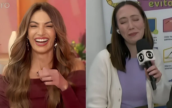 Patrícia Poeta deixa Ju Massaoka em apuro ao vivo no Encontro com escorpiões em cena