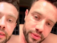 Imagem - Com eletrodos no corpo, Rafael Cardoso chora por saudade dos filhos: 'o peito aperta'