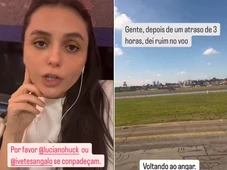 Imagem - Monica Iozzi abandona voo após pane elétrica e expõe gritos de passageiros