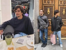Imagem - Filho de Vladimir Brichta e Adriana Esteves chama atenção em viagem com pai na Espanha
