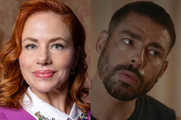 Karine Teles e Cauã Reymond 
