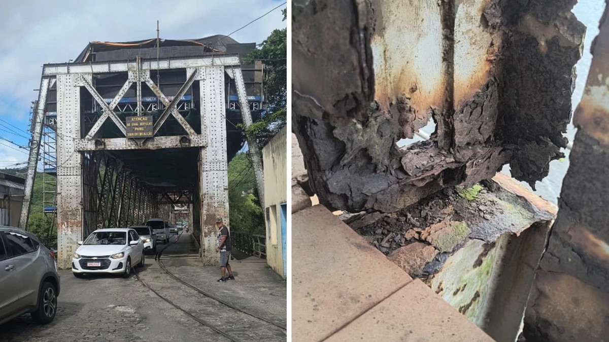 Órgão alerta para degradação da ponte em Ccahoeira