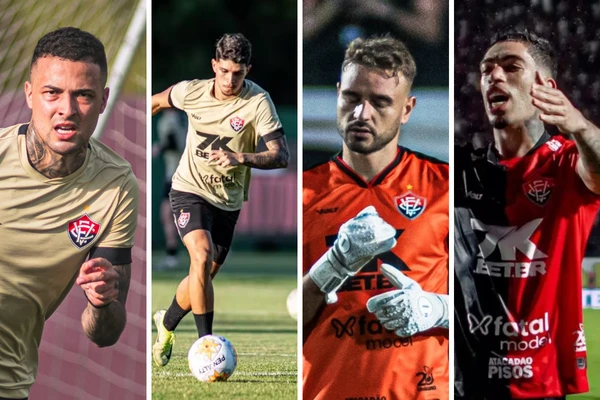 Sete jogadores do Vitória não vem ganhando minutos nas últimas semanas