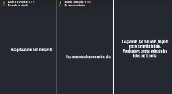 Ex-funcionário xingou Gracyanne nos Stories
