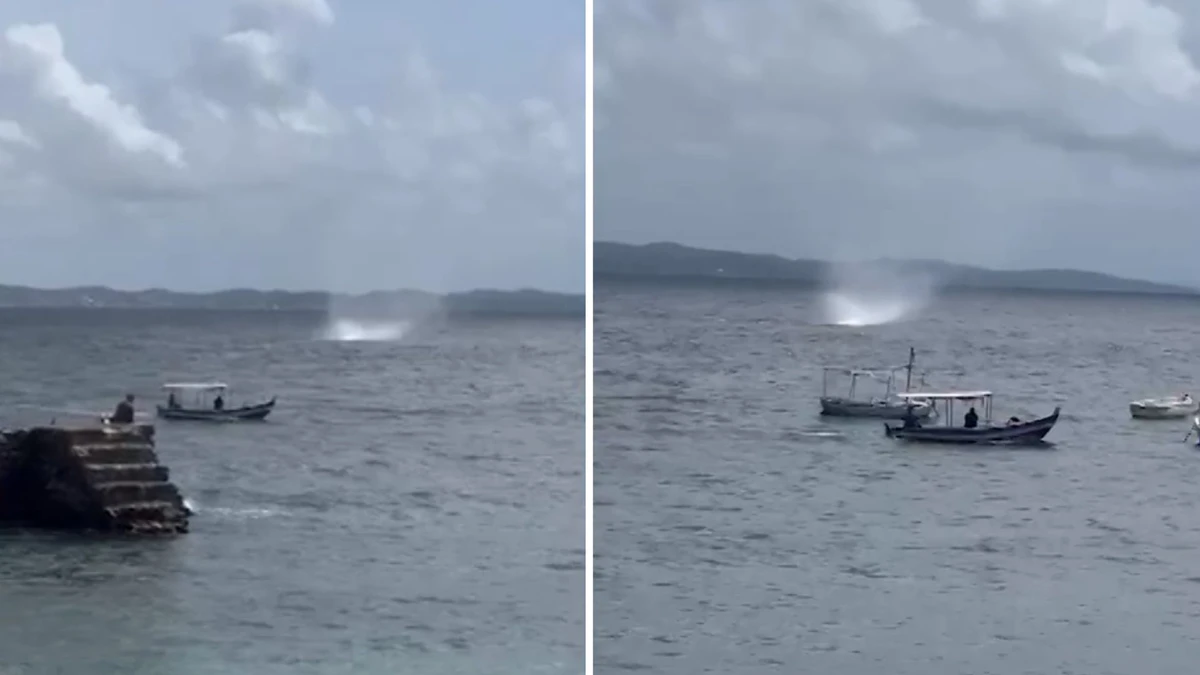 Fênomeno é semelhante a um tornado