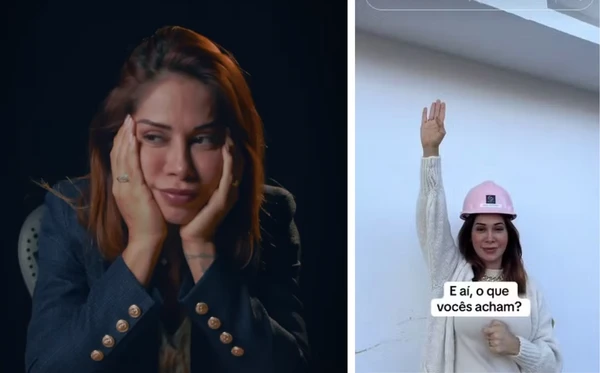 Maíra Cardi mostrou suposto erro em obra