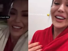 Imagem - Gracyanne fica sem água e leva família inteira para tomar banho na academia