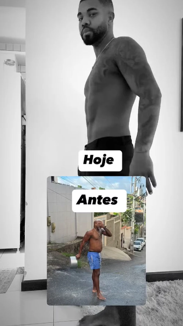 Antes e depois de Davi Brito