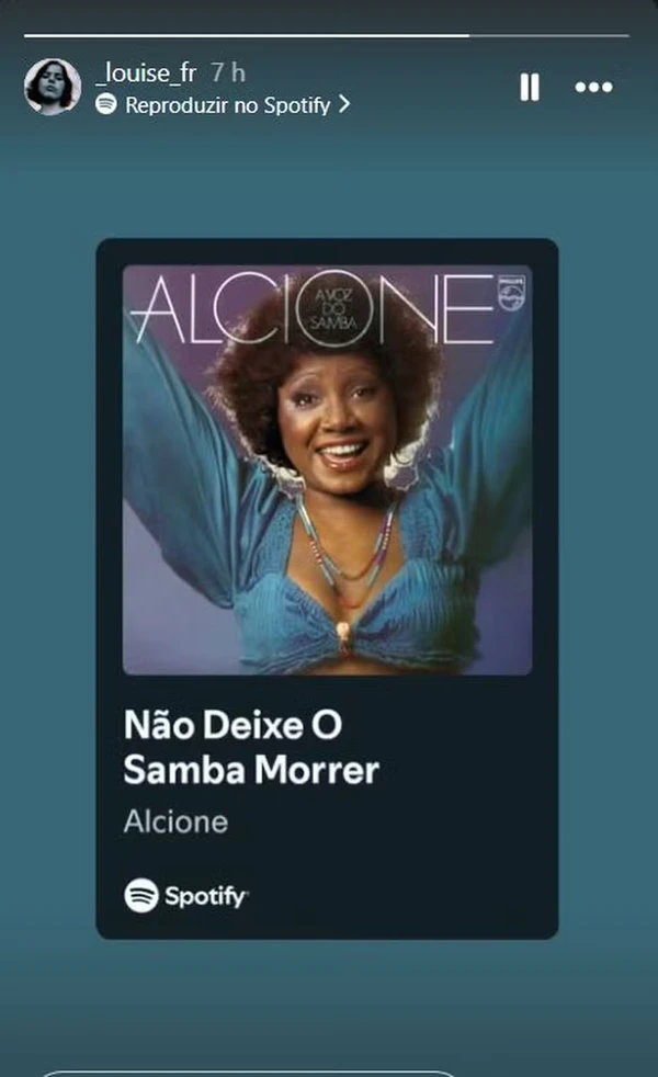 Filha de Chico Science postou clássico de Alcione