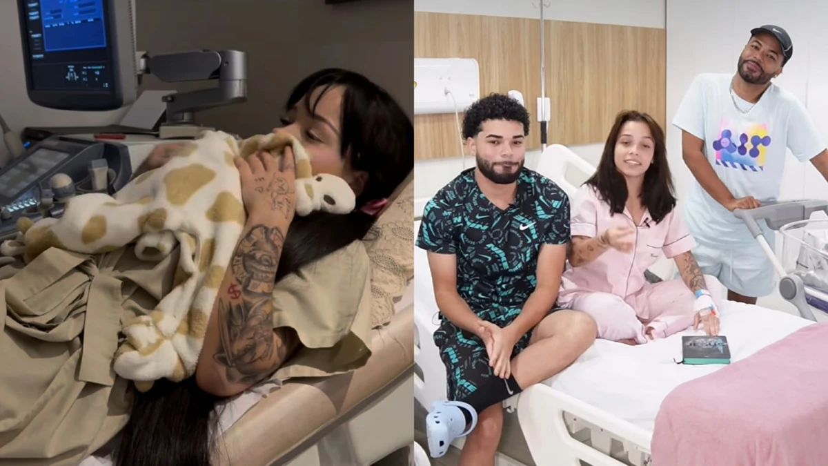 Influenciadora Kamylinha esperava um bebê com Hyago Santos, irmão do criador de conteúdo Hytalo Santos por Reprodução/Redes Sociais 
