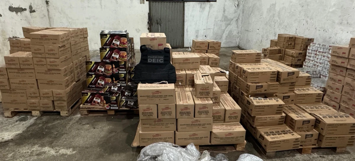 Material foi recuperado em um depósito clandestino