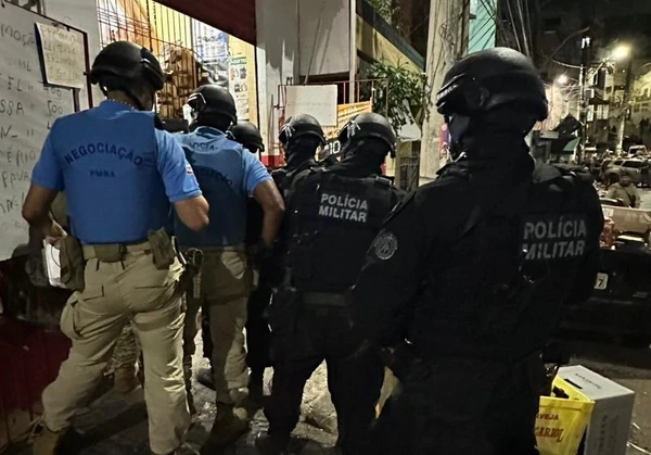 Negociadores do Bope participaram de ação por SSP-BA