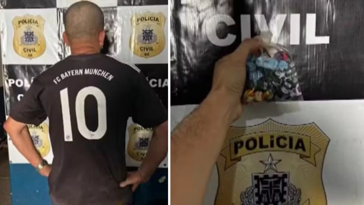 Imagem - Homem preso por estuprar crianças na Bahia foi encontrado com balas no bolso