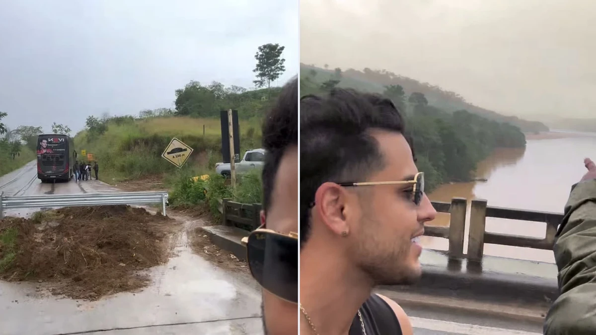 Cantor furou bloqueio neste domingo (25)