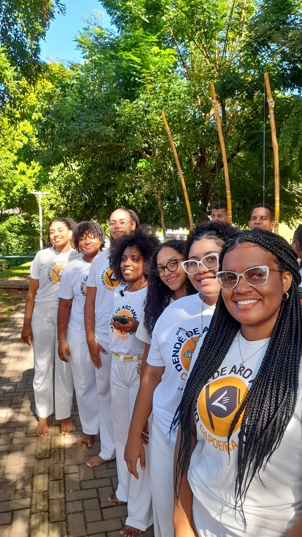 Uma das atividades foi uma roda de capoeira intitulada "Heróis da Pátria Moçambicana" por Dadá Jaques/Divulgação