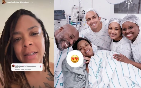  Bárbara Carine explicou a escolha por equipe composta só por profissionais negros para parto