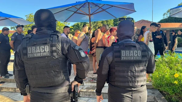 Lalazinha foi presa em festa com drogas durante operação por Reprodução