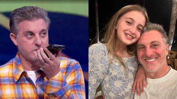 Luciano Huck e filha 