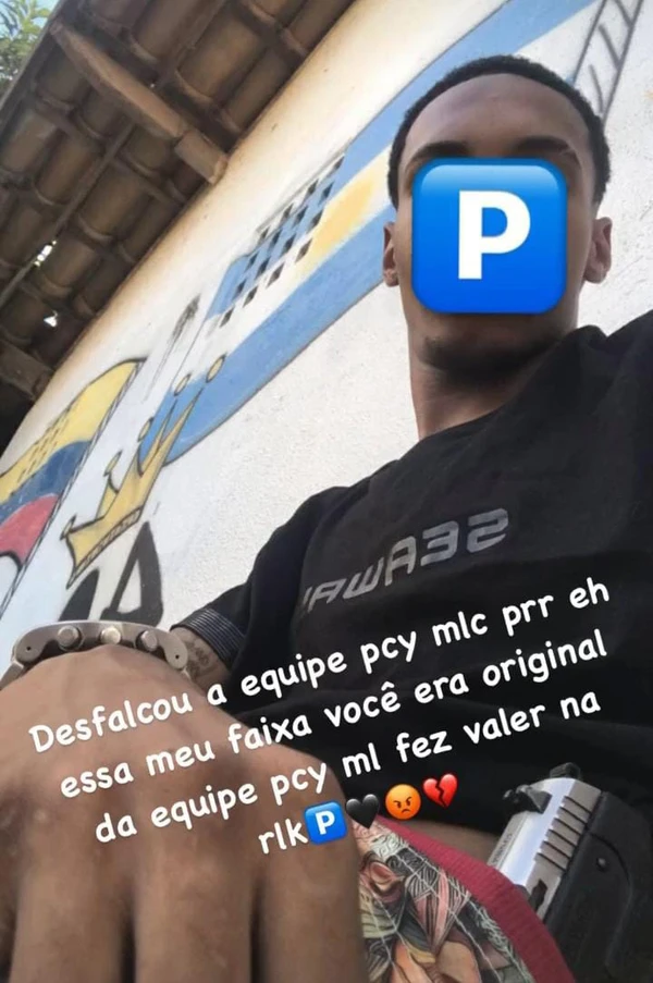 Morte de suspeito gerou publicações nas redes  por Reprodução