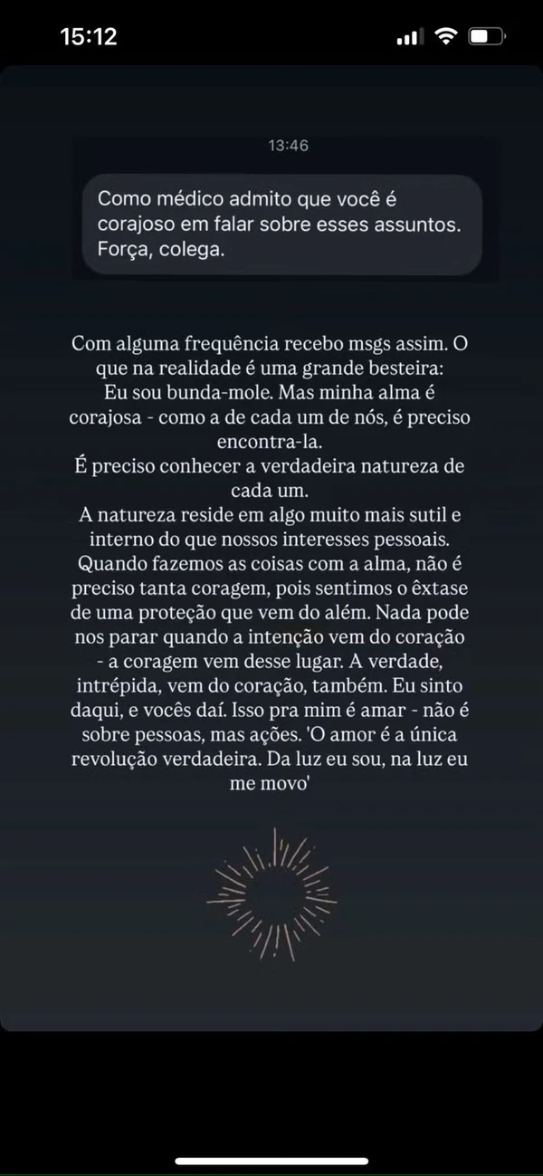 Pedro Andrade nos Stories