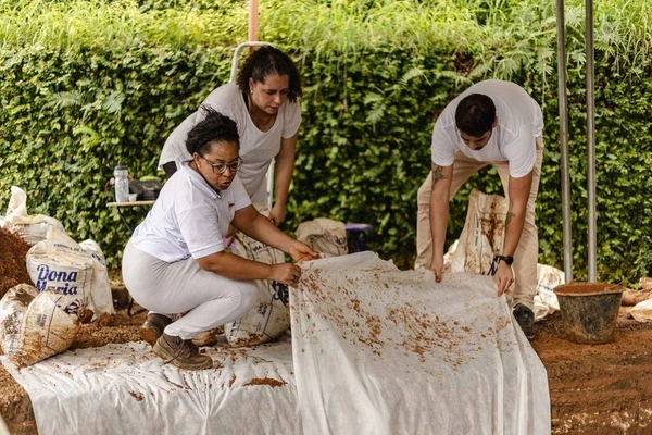 Primeiros vestígios foram encontrados no quinto dia de trabalho  por Divulgação/ Arqueólogos Consultoria e Pesquisa Arqueológica