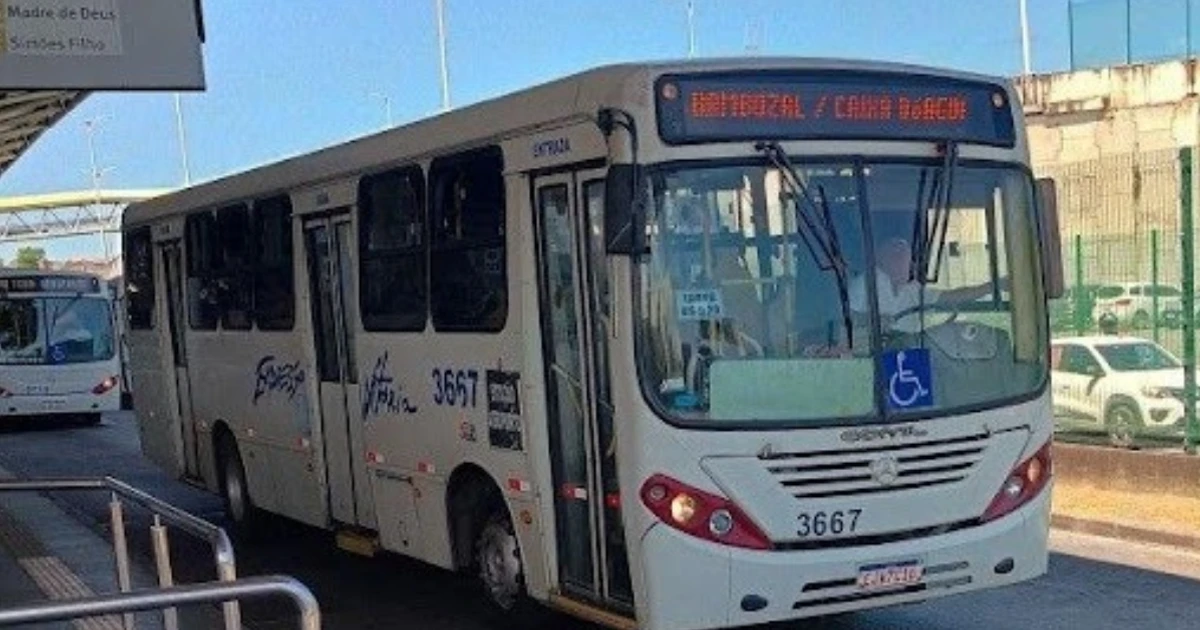Imagem - Motorista é atacado por passageira com golpes de faca dentro de ônibus na RMS