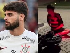 Imagem - VÍDEO: Jogador do Corinthians ajuda adolescente caído após acidente de moto