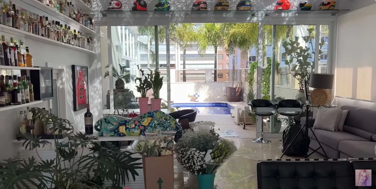 Casa de Ana Hickmann e Edu Guedes por Reprodução/YouTube