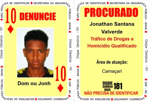 Dom é executor da facção por SSP-BA