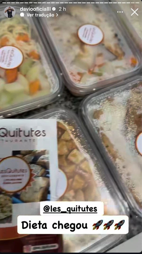 Ex-BBB mostra marmitas fitnessEx-BBB mostra marmitas fitness por Reprodução