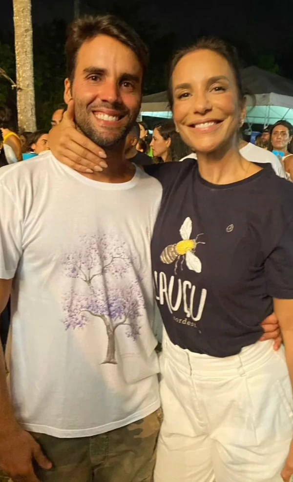 Ivete Sangalo e Daniel Cady por Reprodução