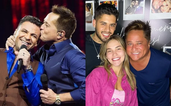 Eduardo Costa, Leonardo, Virginia e Zé Felipe