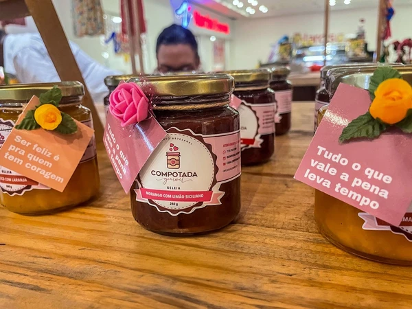 Geleias artesanais estão presentes na Criatípicas por Divulgação