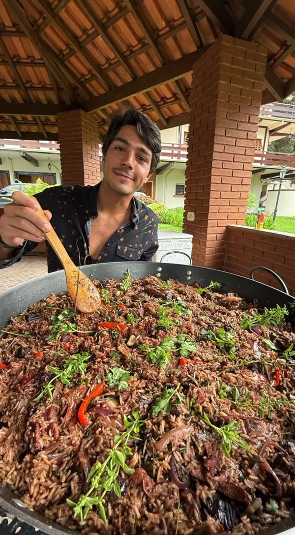 Juca Diniz é apaixonado por culinária por Reprodução