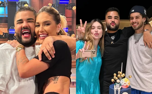 Lucas Guedez, Virgínia Fonseca e Zé Felipe