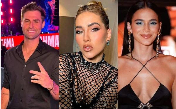 Pedro Rezende, Virginia Fonseca e Bruna Marquezine