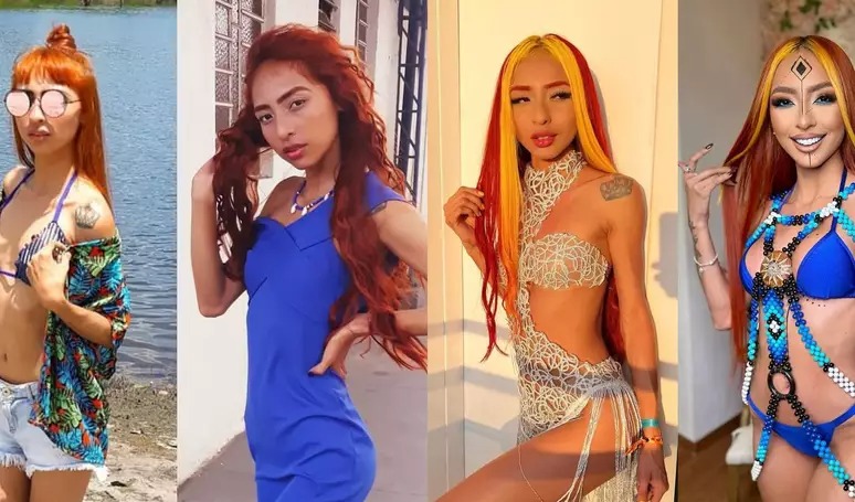 Ruivinha de Marte ganha 15kg e mostra antes e depois: 'Eu calei a boca de muita gente'  por Reprodução/Redes Sociais 
