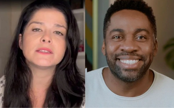 Samara Felippo e Lázaro Ramos