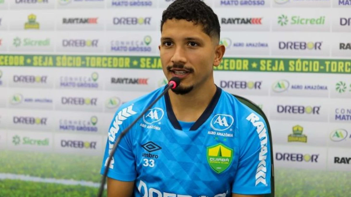 Yuri Lima no Cuiabá por Reprodução
