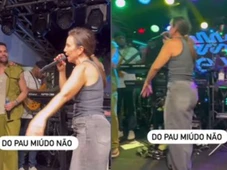 Imagem - VÍDEO: Ivete Sangalo canta hit 'No Pau Miúdo Não' em aniversário e reação de Daniela Mercury viraliza