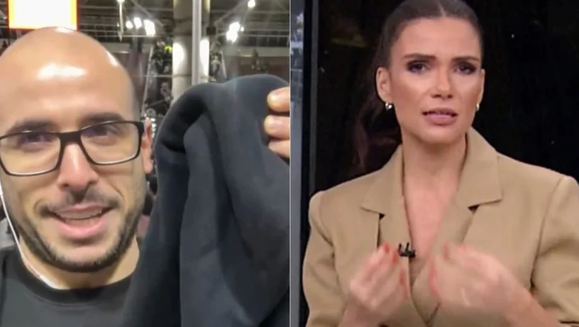 Imagem - Repórter da Globo leva bronca ao vivo por usar camiseta: 'Puxão de orelha'