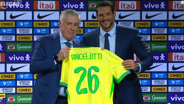 Ancelotti por Divulgação/CBF