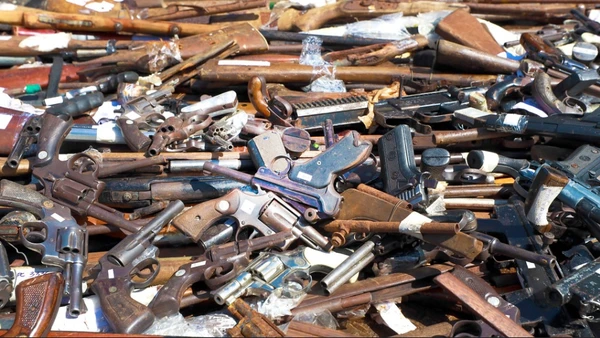 Armas drestuídas pela
