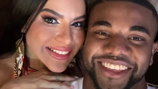 Davi e a ex-namorada, Tamires por Reprodução 