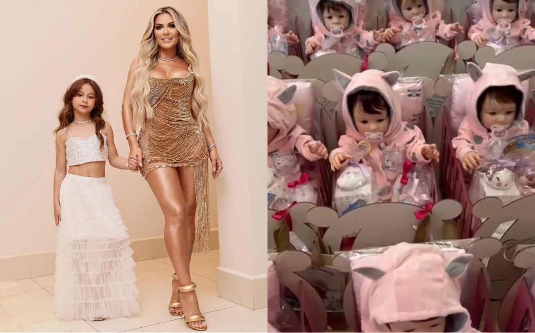 Deolane Bezerra e Valentina por Reprodução/Instagram